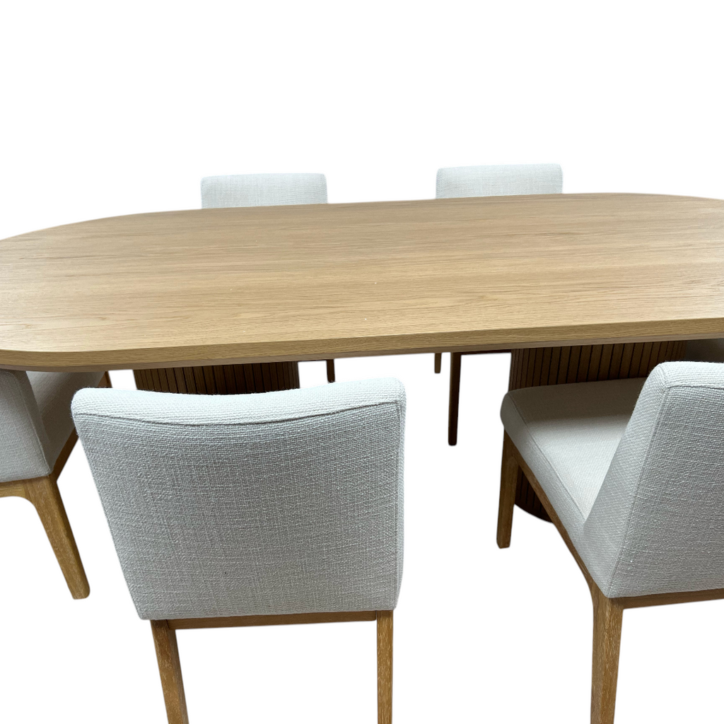 Castlery Harper Dining Table With Elliot Chair Set