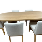 Castlery Harper Dining Table With Elliot Chair Set