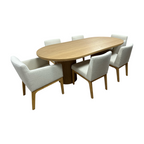 Castlery Harper Dining Table With Elliot Chair Set