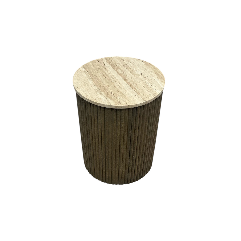 Castlery Harper Marble Side Table, 15" × 15" × 19.5" — image 2 of 4