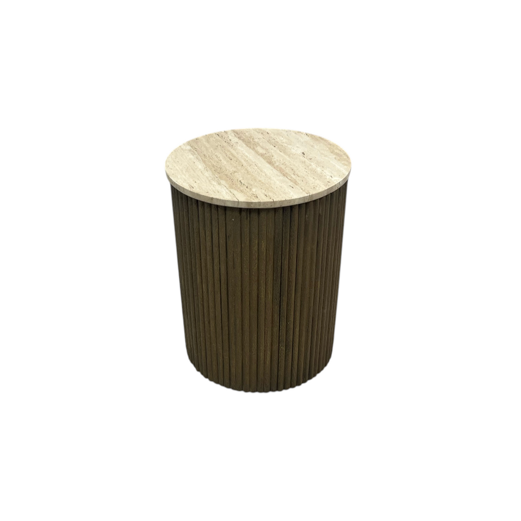 Castlery Harper Marble Side Table, 15" × 15" × 19.5" — image 3 of 4