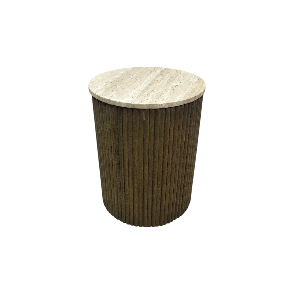 Castlery Harper Marble Side Table, 15" × 15" × 19.5" — image 4 of 4