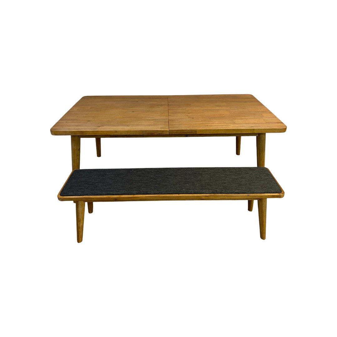Castlery Seb Extendable Dining Table with Bench