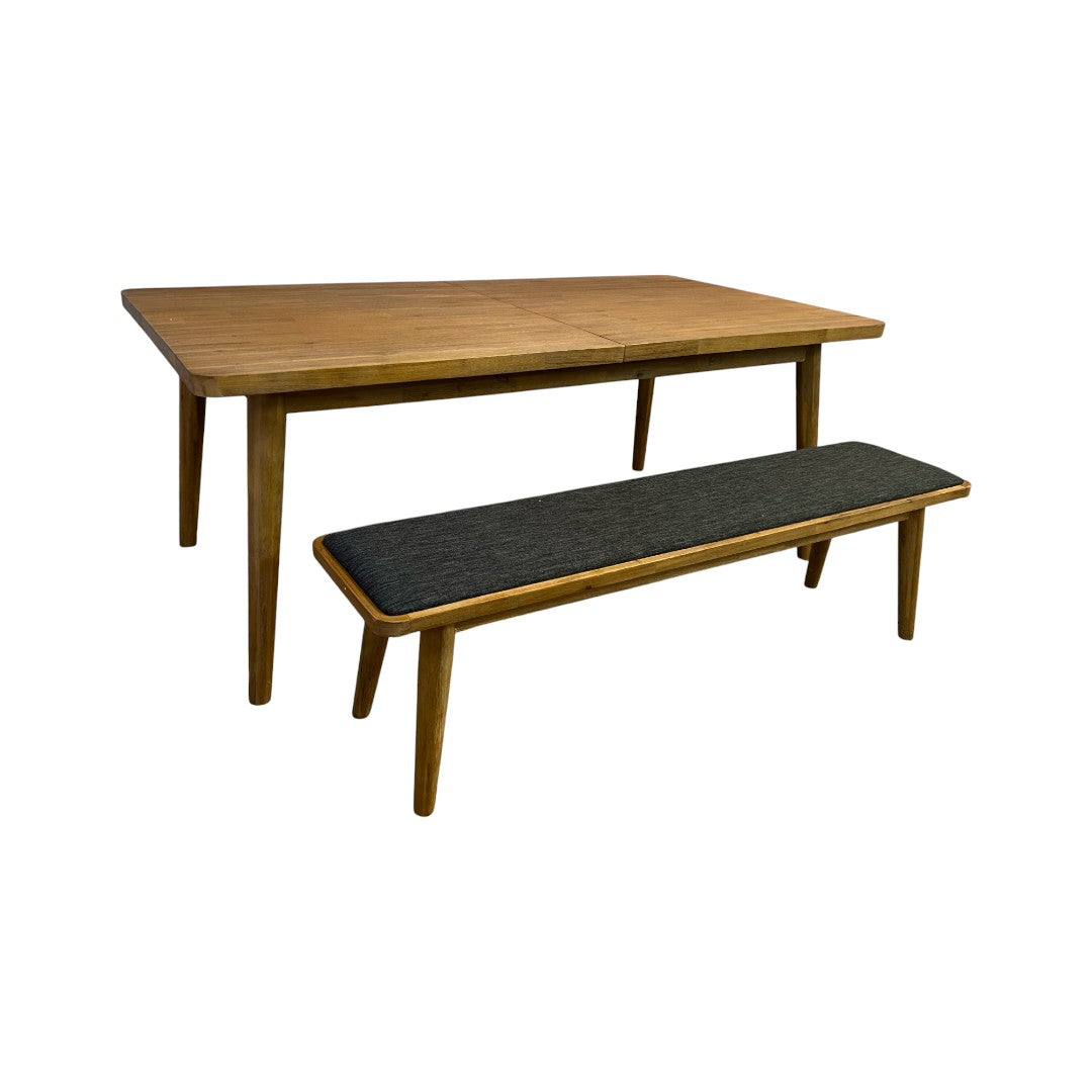 Castlery Seb Extendable Dining Table with Bench
