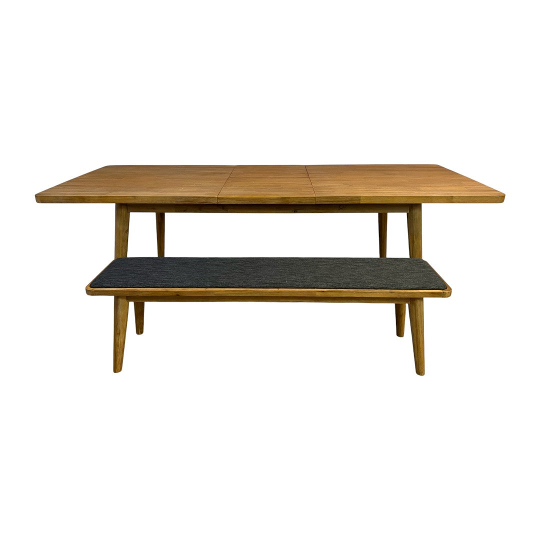 Castlery Seb Extendable Dining Table with Bench