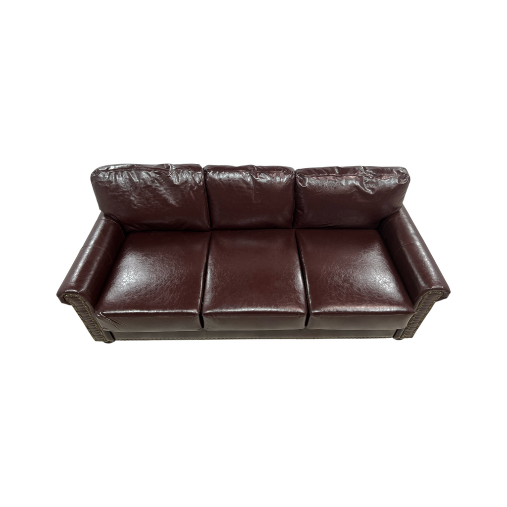Charlton Home Denardo Faux Leather Rolled Arm Sofa with Storage – KyDeco