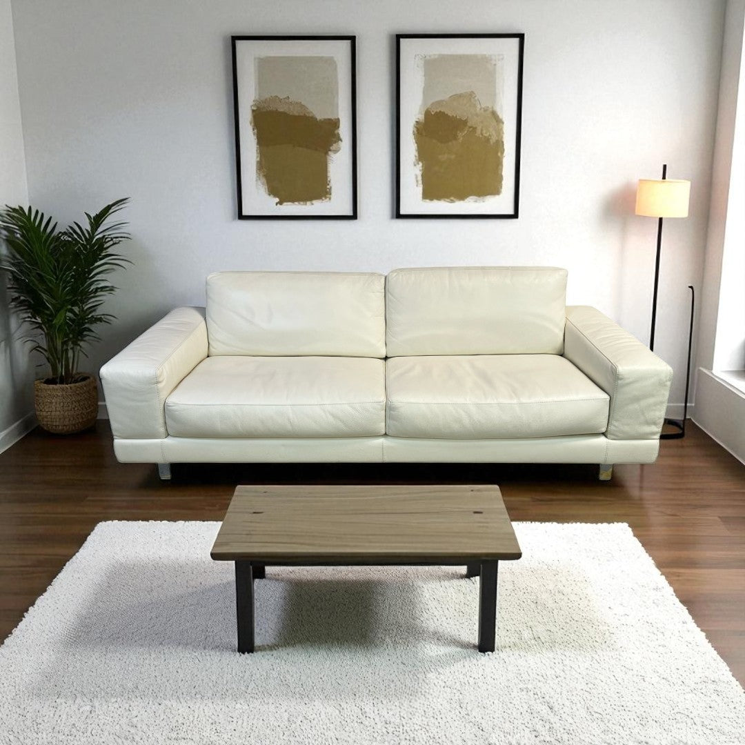 Chateau d'Ax Leather Sofa