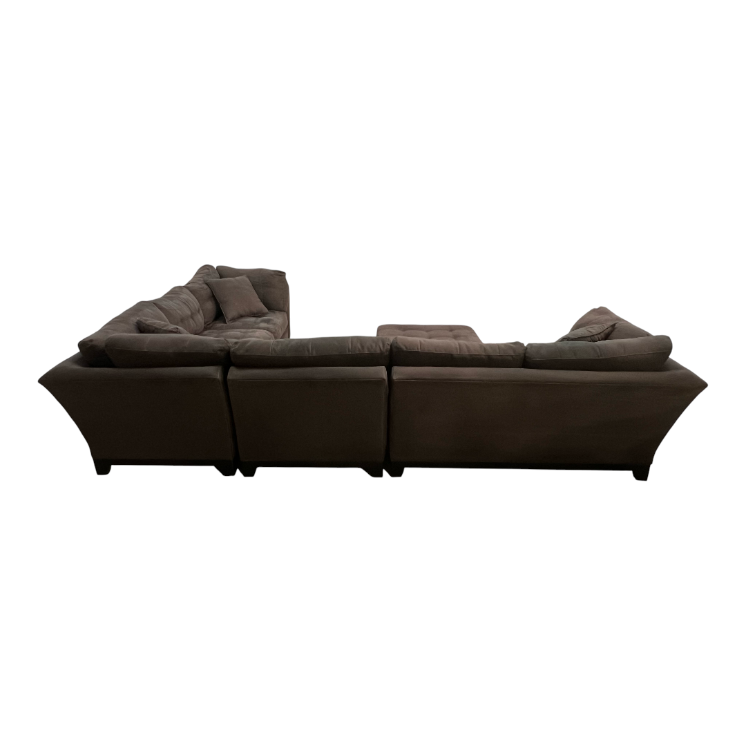 Cindy Crawford Home 5-Piece Sectional Sofa And Ottoman
