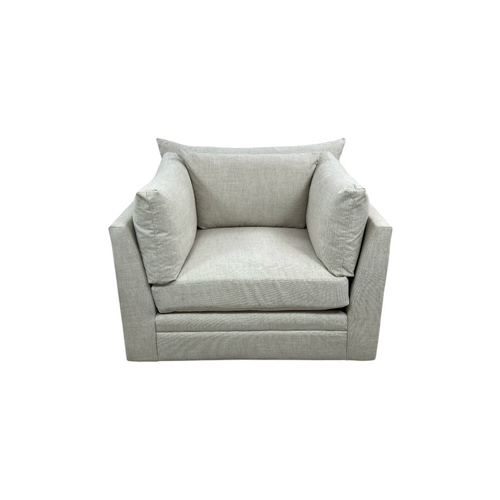 Classic Home Audrey Upholstered Swivel Armchair Set of 2, image 11