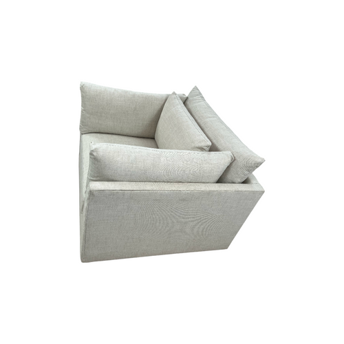 Classic Home Audrey Upholstered Swivel Armchair Set of 2, image 14