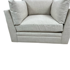 Classic Home Audrey Upholstered Swivel Armchair Set of 2