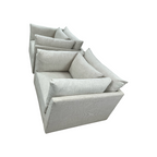 Classic Home Audrey Upholstered Swivel Armchair Set of 2