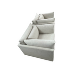 Classic Home Audrey Upholstered Swivel Armchair Set of 2