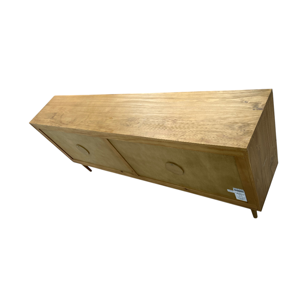 Classic Home Solid Wood 4 - Door Sideboard