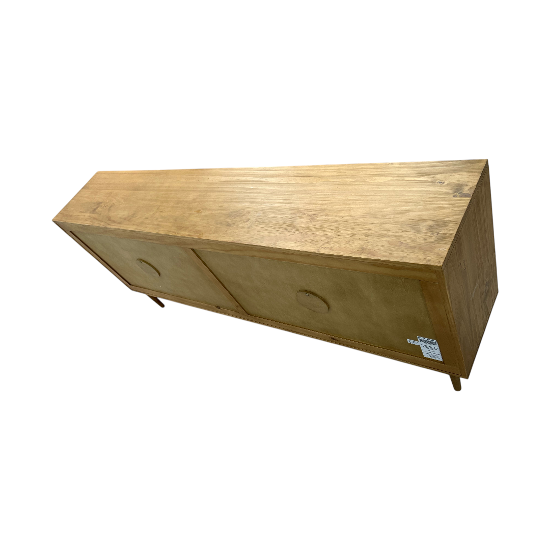Classic Home Solid Wood 4 - Door Sideboard