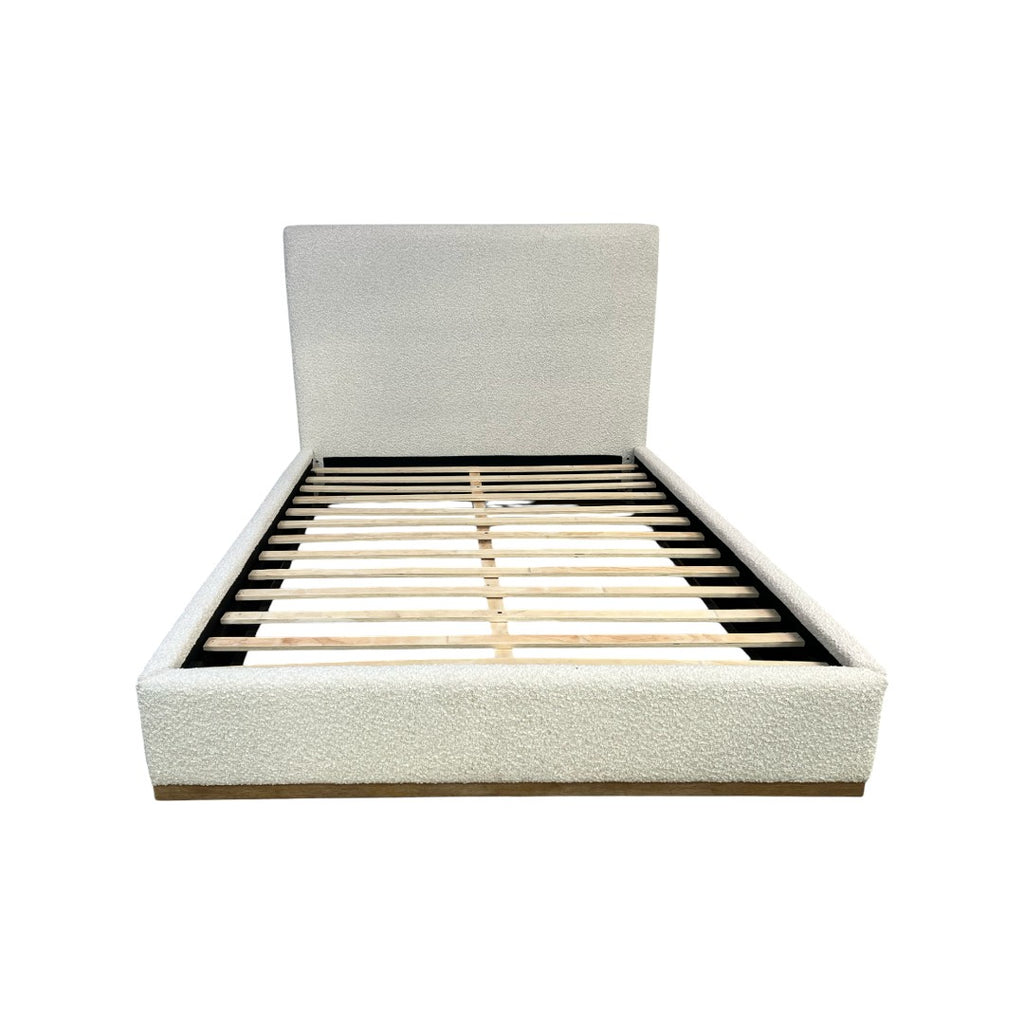 Coaster Furniture Knox Cream Upholstered Queen Platform Bed