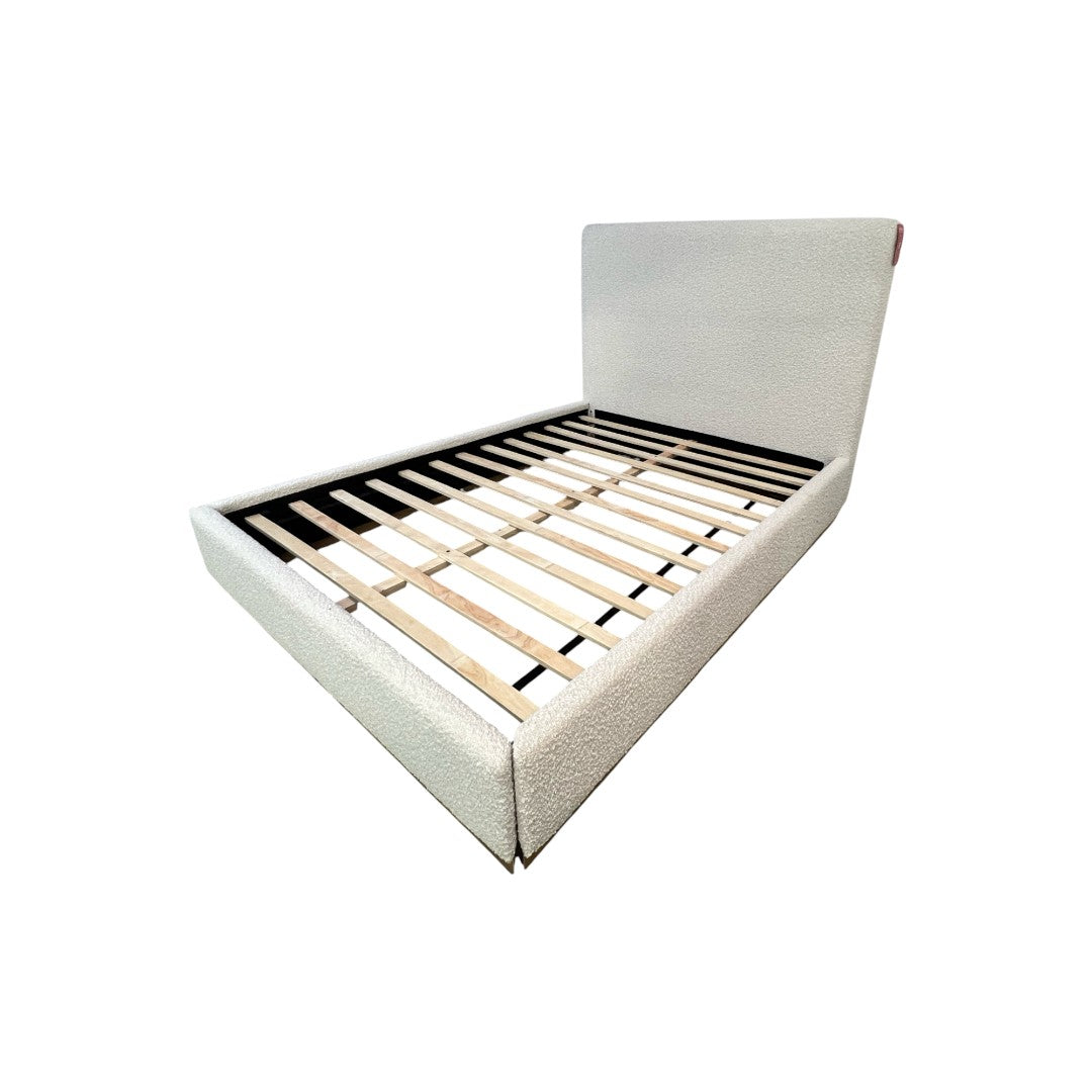 Coaster Furniture Knox Cream Upholstered Queen Platform Bed