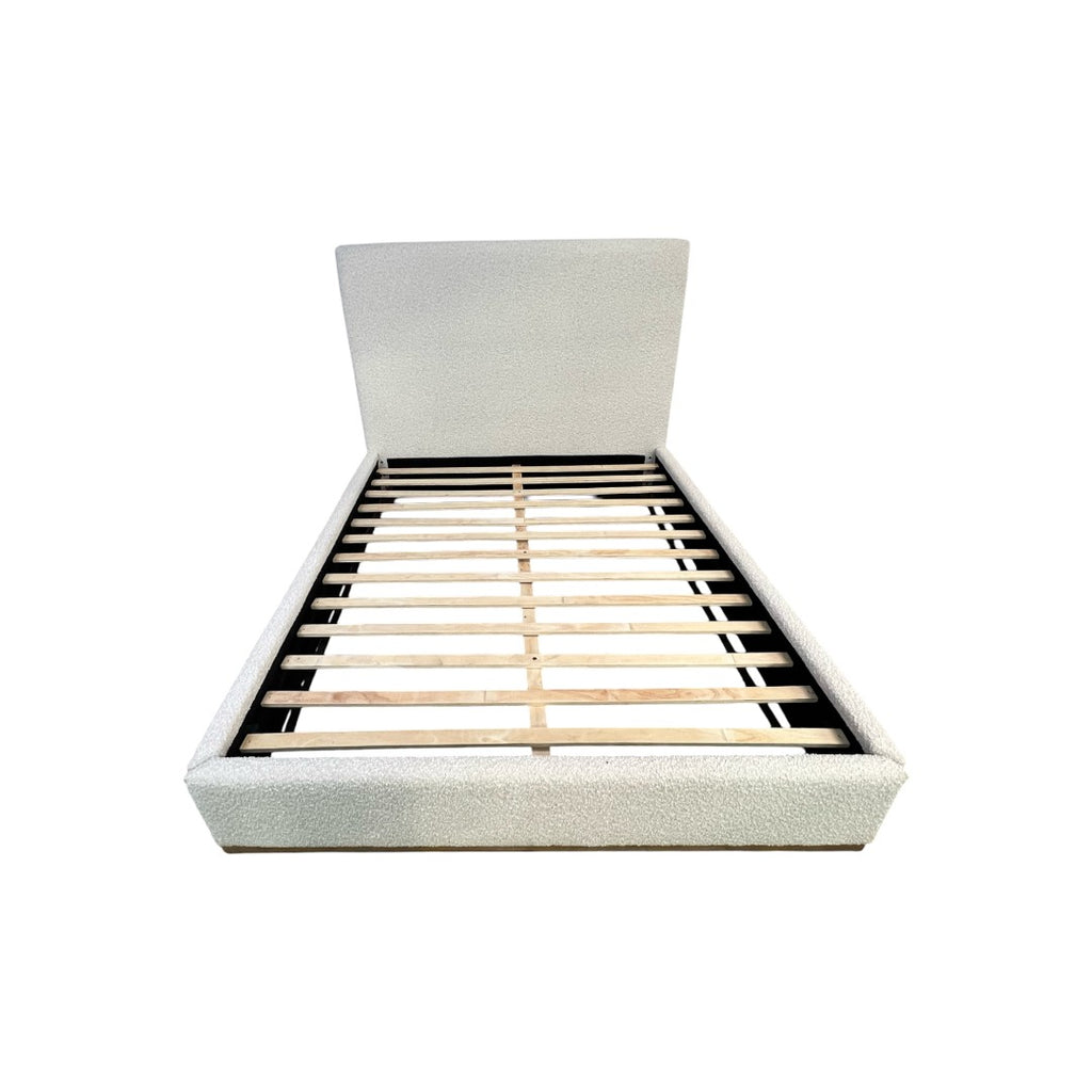 Coaster Furniture Knox Cream Upholstered Queen Platform Bed
