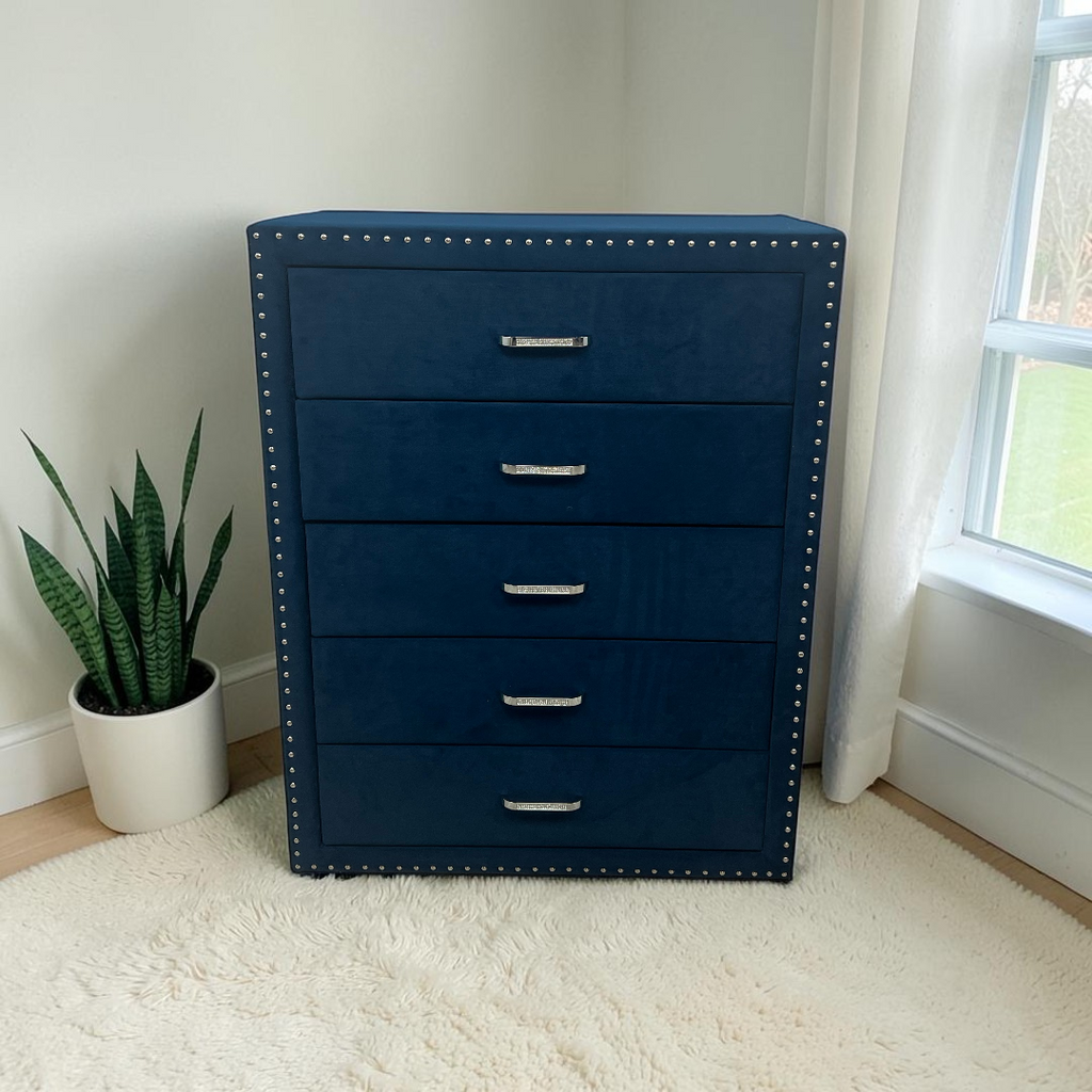 Coaster Furniture Melody 5-Drawer Bedroom Chest Pacific Blue