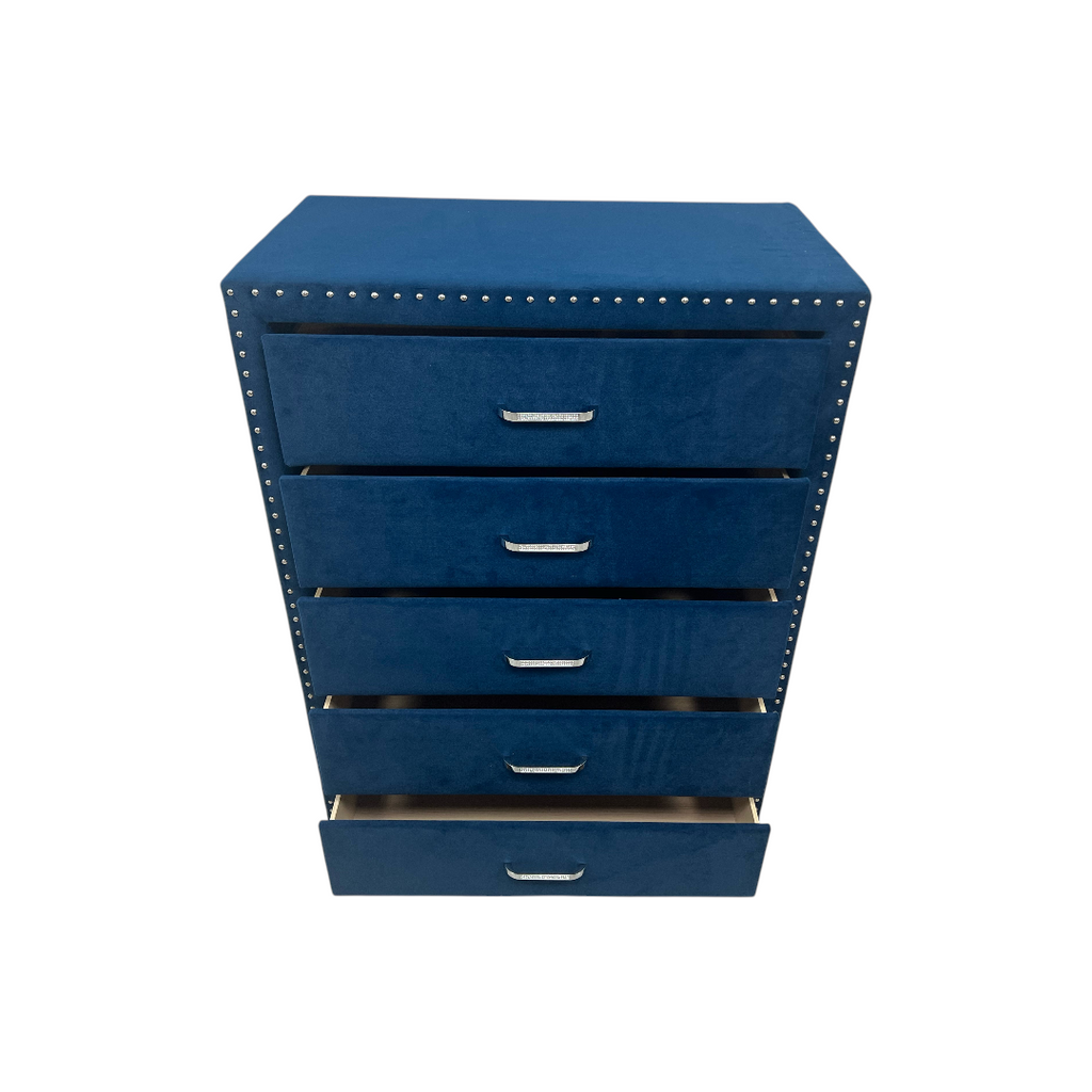 Coaster Furniture Melody 5-Drawer Bedroom Chest Pacific Blue