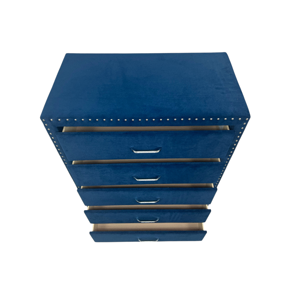 Coaster Furniture Melody 5-Drawer Bedroom Chest Pacific Blue