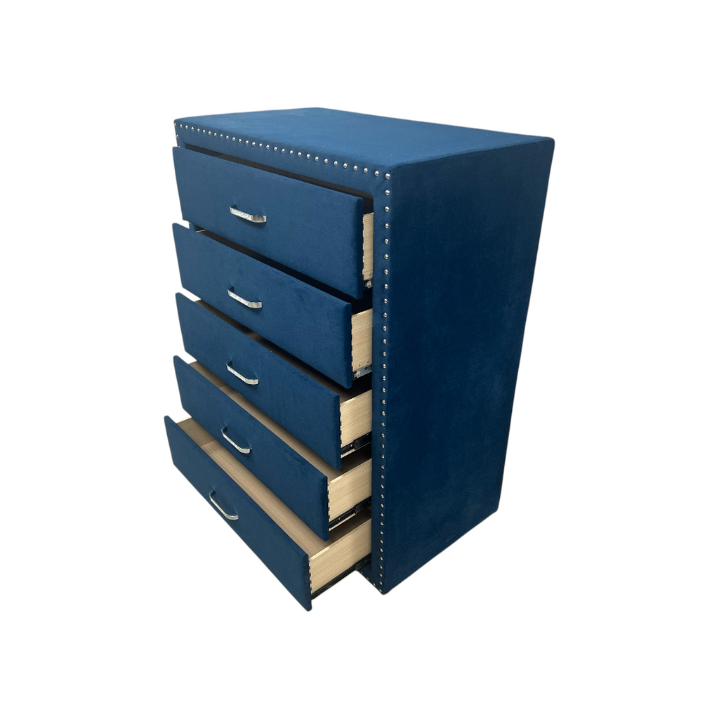 Coaster Furniture Melody 5-Drawer Bedroom Chest Pacific Blue