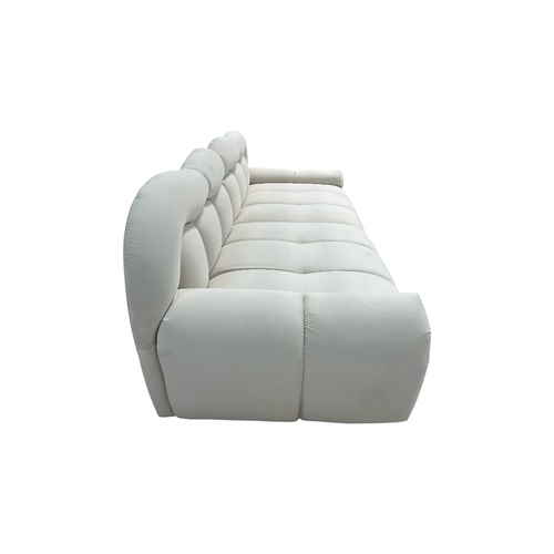 Comfy Sofas Cream Cloud Duo Simple Fabric Sofa - Small, image 6