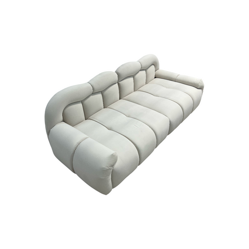 Comfy Sofas Cream Cloud Duo Simple Fabric Sofa - Small, image 7