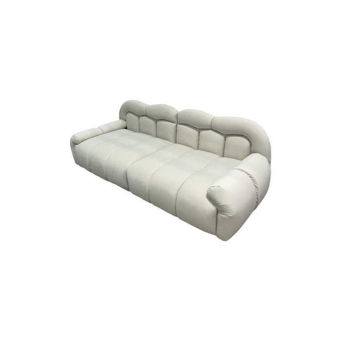 Comfy Sofas Cream Cloud Duo Simple Fabric Sofa - Small, image 3