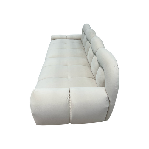 Comfy Sofas Cream Cloud Duo Simple Fabric Sofa - Small, image 4