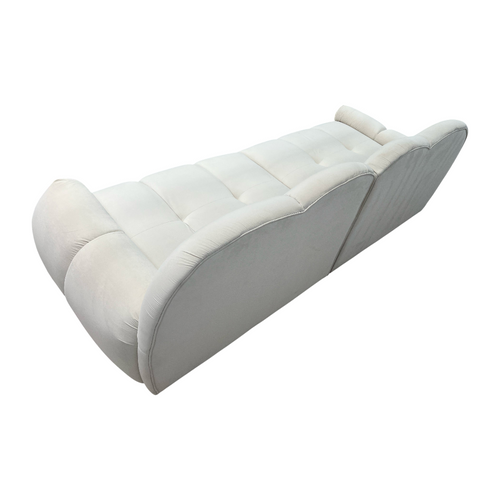Comfy Sofas Cream Cloud Duo Simple Fabric Sofa - Small, image 5