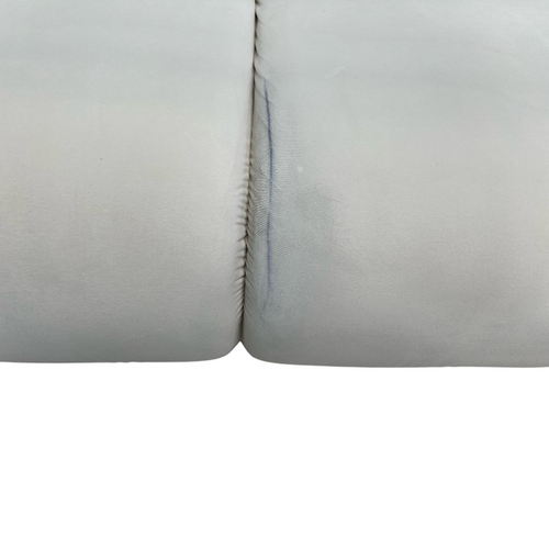 Comfy Sofas Cream Cloud Duo Simple Fabric Sofa, image 8