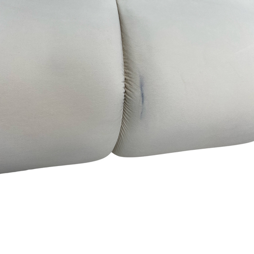 Comfy Sofas Cream Cloud Duo Simple Fabric Sofa, image 9