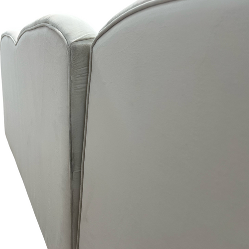 Comfy Sofas Cream Cloud Duo Simple Fabric Sofa, image 14