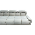 Comfy Sofas Cream Cloud Duo Simple Fabric Sofa