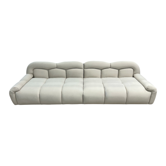 Comfy Sofas Cream Cloud Duo Simple Fabric Sofa, image 2