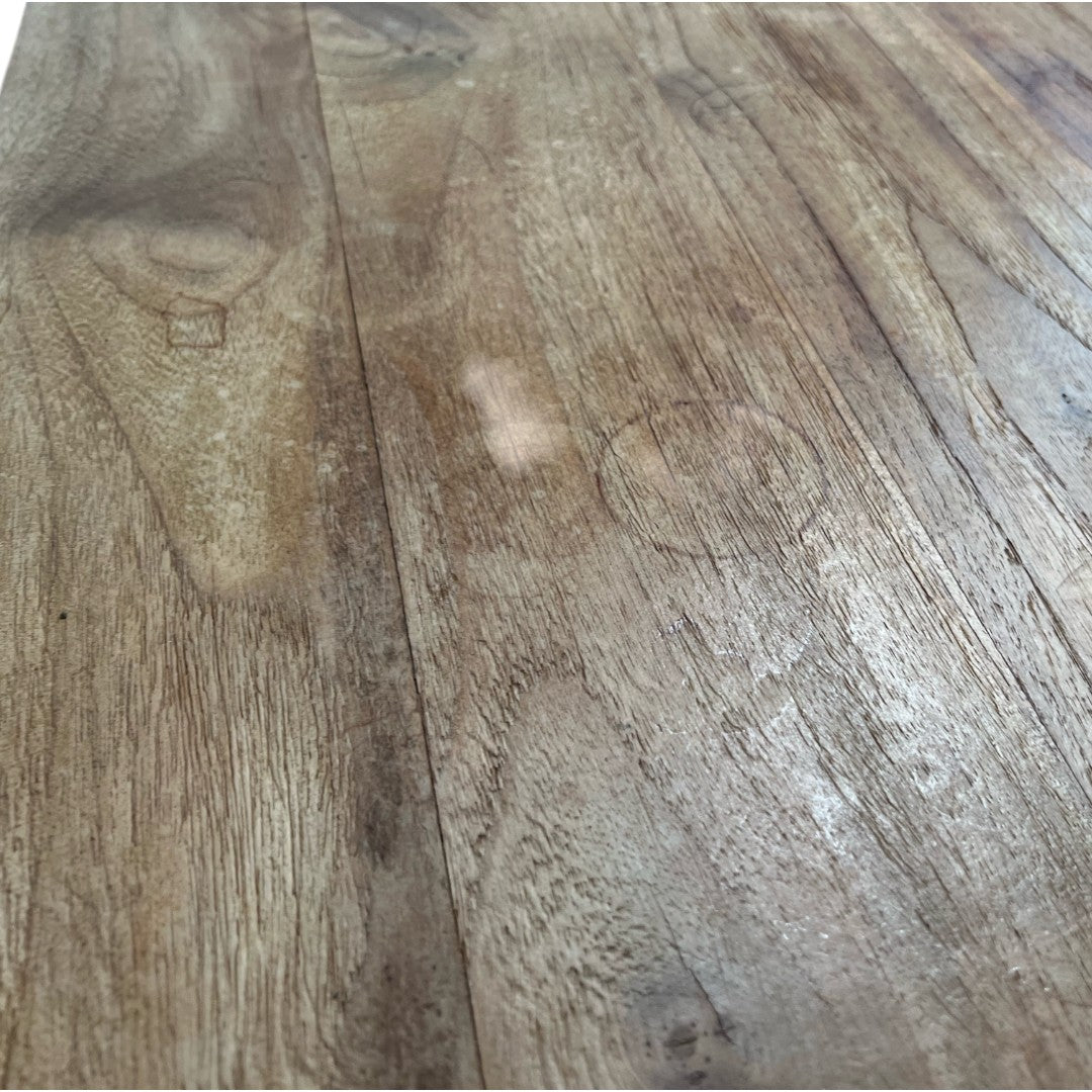 Crate & Barrel Parsons Reclaimed Wood Top Dining Table