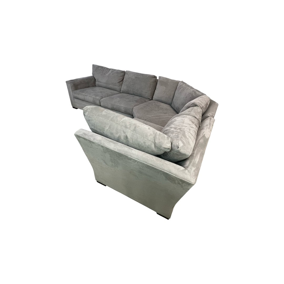 Crate and Barrel Axis Sectional Sofa