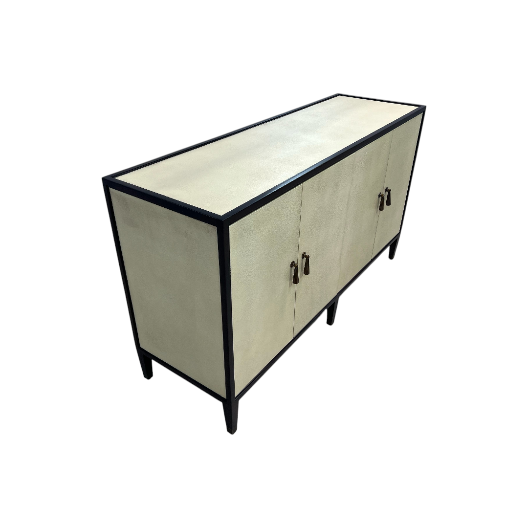 Currey & Co Evie Shagreen Credenza