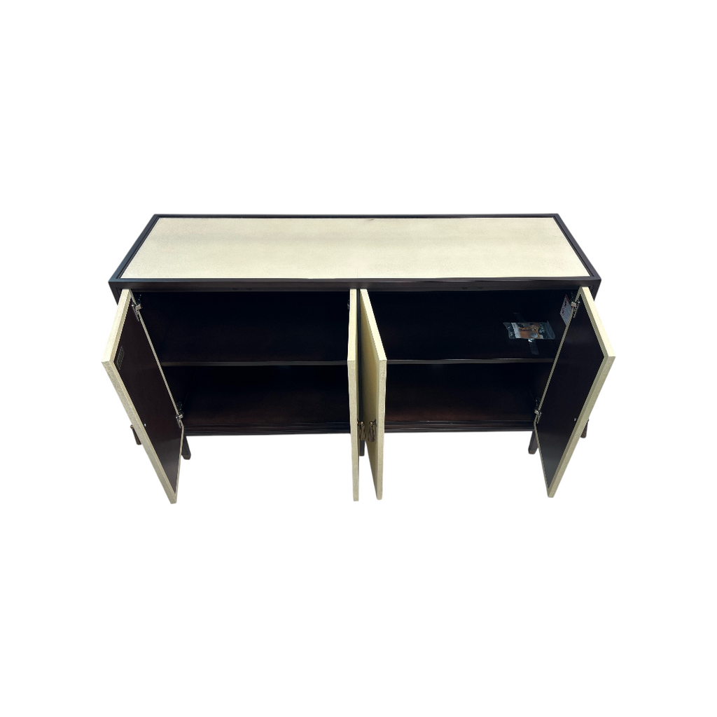Currey & Co Evie Shagreen Credenza