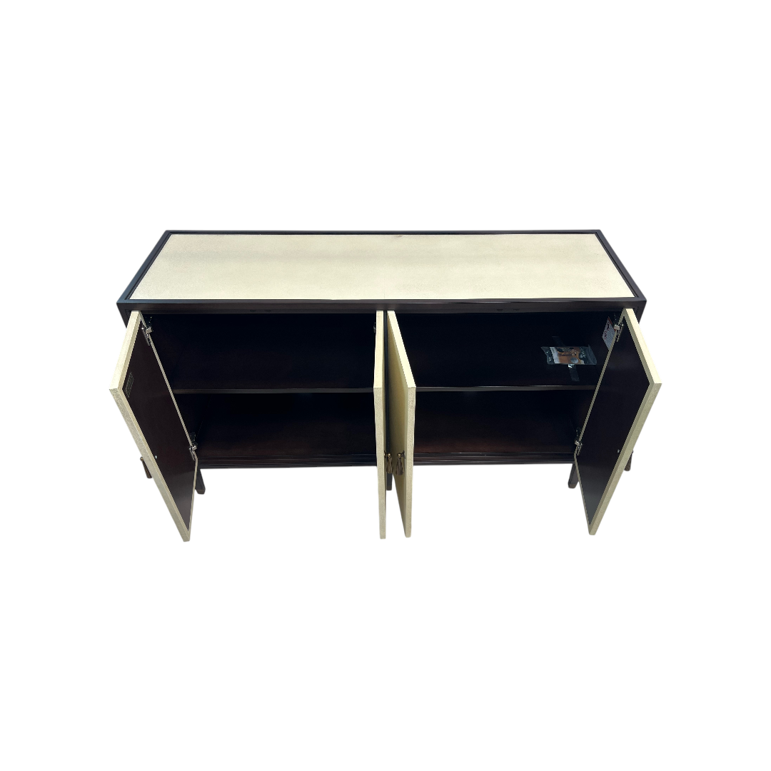 Currey & Co Evie Shagreen Credenza