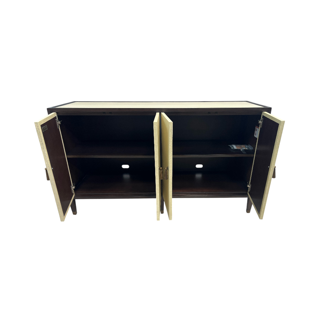 Currey & Co Evie Shagreen Credenza