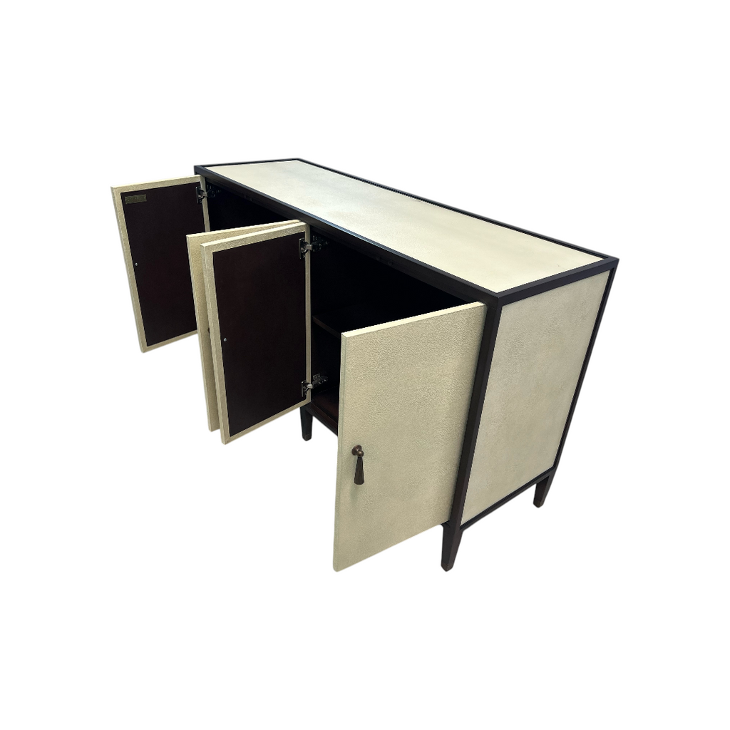Currey & Co Evie Shagreen Credenza