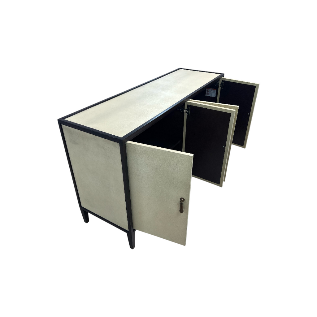 Currey & Co Evie Shagreen Credenza