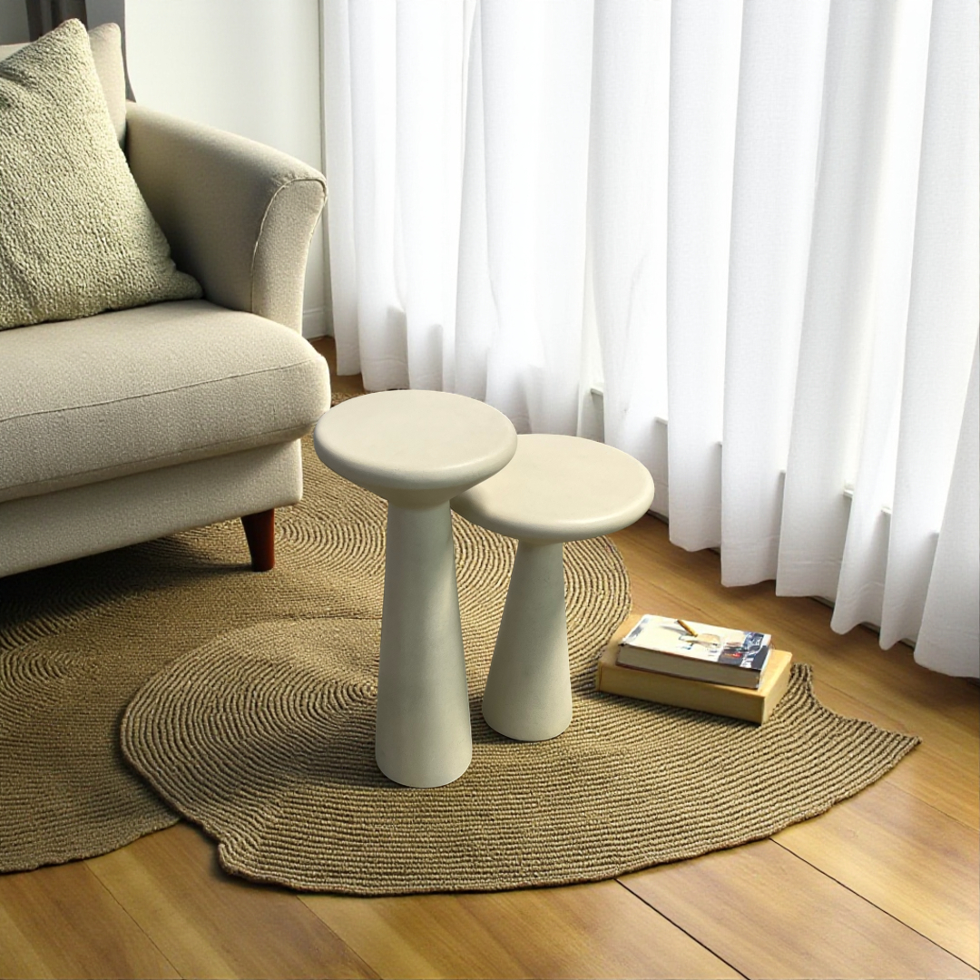 Denver Modern Ravine Concrete Accent Tables