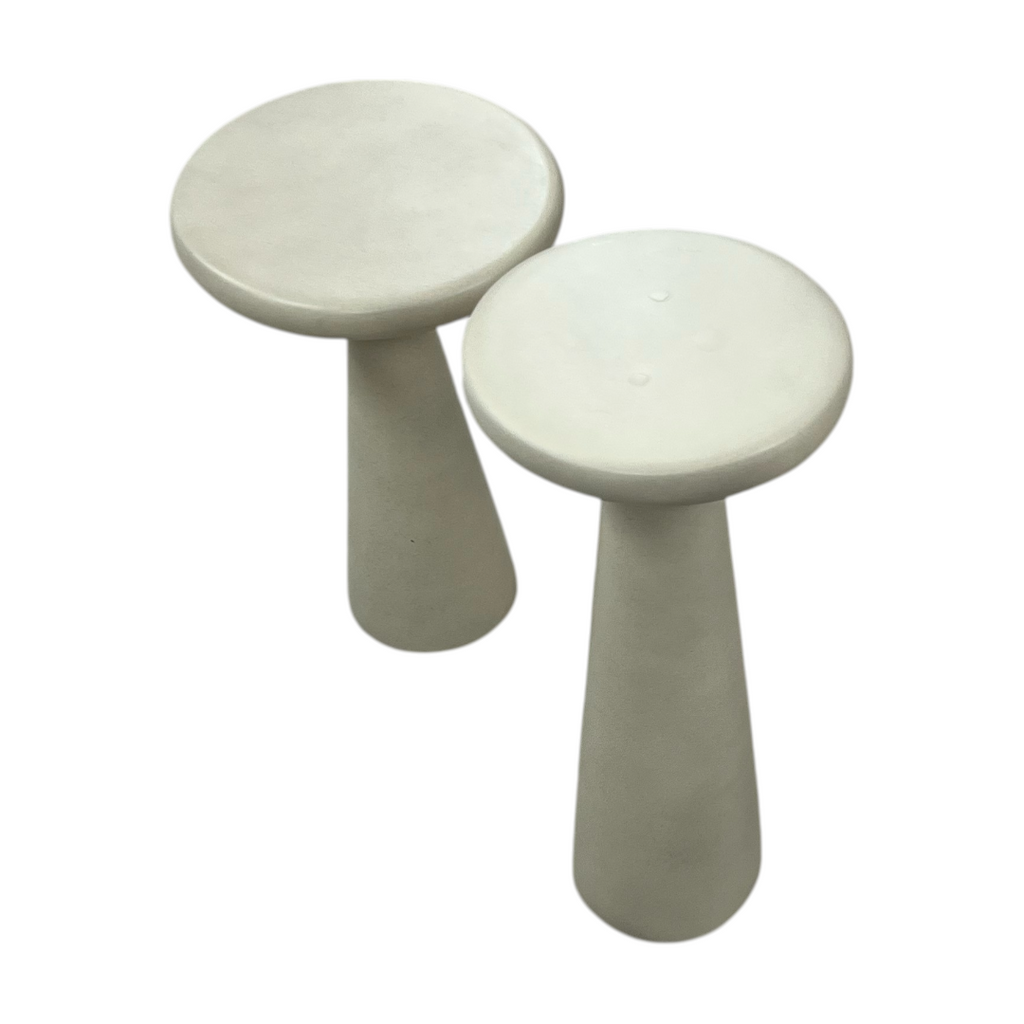 Denver Modern Ravine Concrete Accent Tables Set of 2