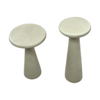 Denver Modern Ravine Concrete Accent Tables Set of 2