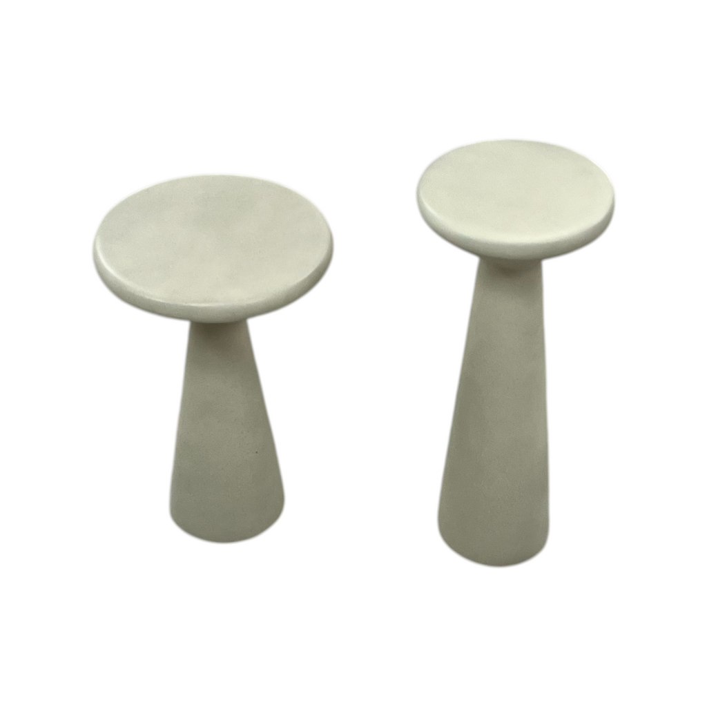 Denver Modern Ravine Concrete Accent Tables Set of 2