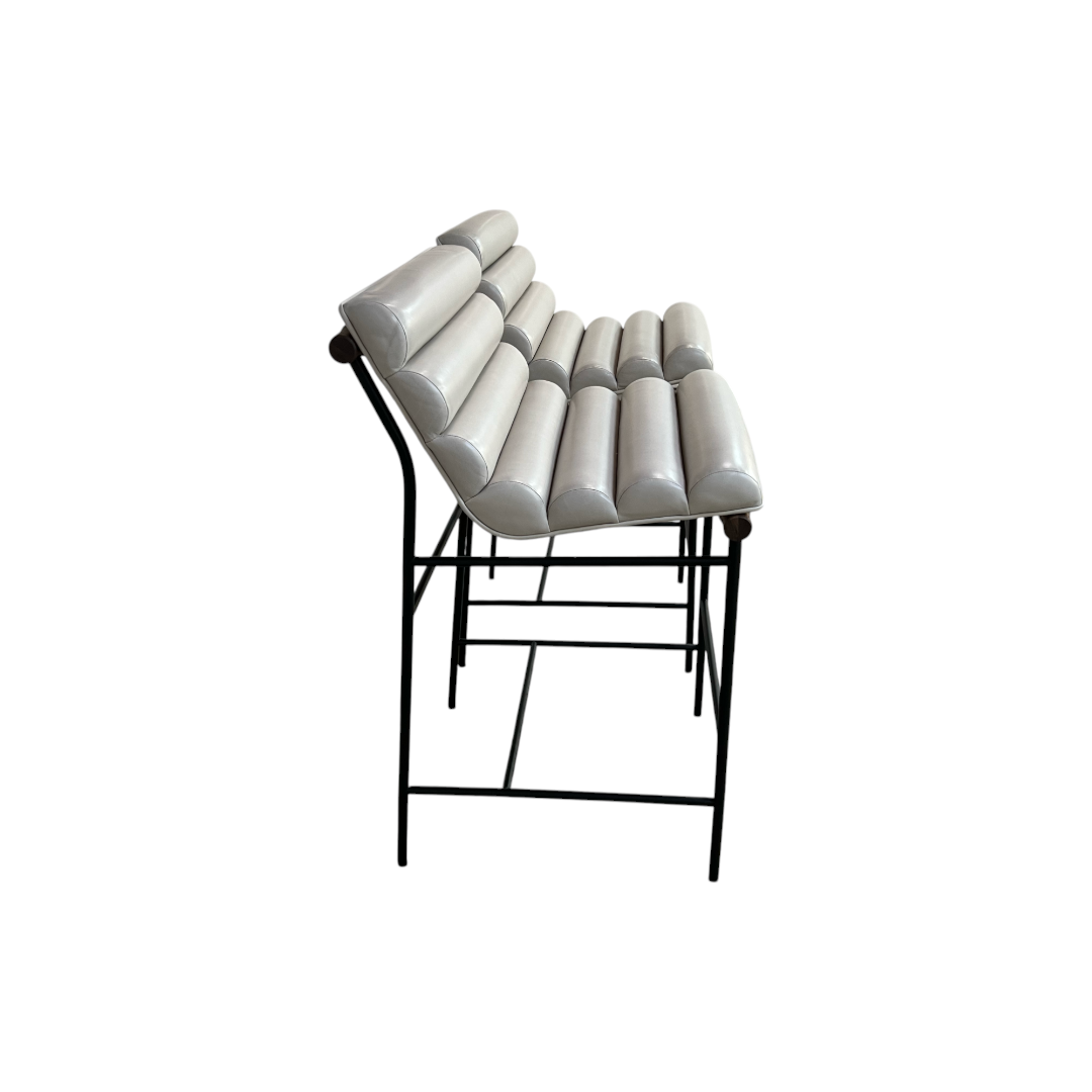 Denver Modern Vail Barstool in Pearl Walnut