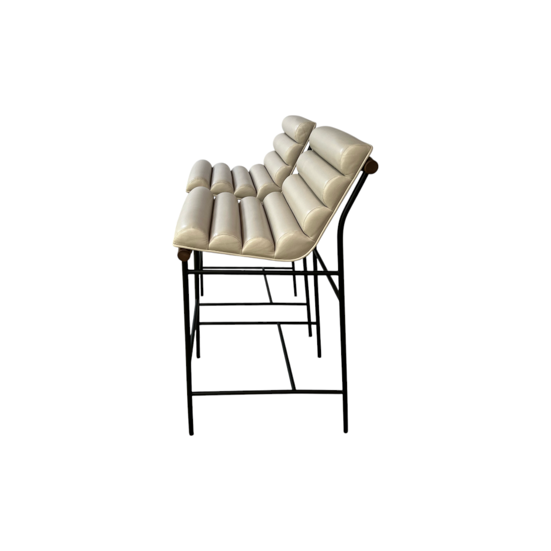 Denver Modern Vail Barstool in Pearl Walnut